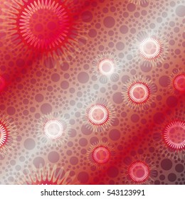 New background with creative abstract fractal pattern. Soft lines vintage pattern for backdrop. Decorative ornament backdrop for fabric, textile, wrapping paper, card, invitation, wallpaper design.
