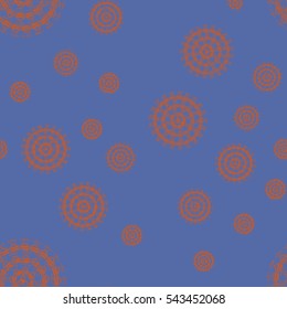 New background with creative abstract fractal pattern. Soft lines vintage pattern for backdrop. Decorative ornament for fabric, textile, wrapping paper, card, invitation, wallpaper design.