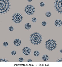 New background with creative abstract fractal pattern. Soft lines vintage pattern for backdrop. Decorative ornament backdrop for fabric, textile, wrapping paper, card, invitation, wallpaper design.