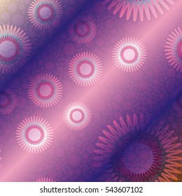 New background with creative abstract fractal pattern. Soft lines vintage pattern for backdrop. Decorative ornament backdrop for fabric, textile, wrapping paper, card, invitation, wallpaper design.