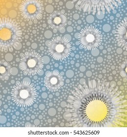 New background with creative abstract fractal pattern. Soft lines vintage pattern for backdrop. Decorative ornament backdrop for fabric, textile, wrapping paper, card, invitation, wallpaper design.