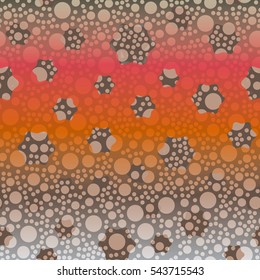 New background with creative abstract fractal pattern. Soft lines vintage pattern for backdrop. Decorative ornament backdrop for fabric, textile, wrapping paper, card, invitation, wallpaper design.