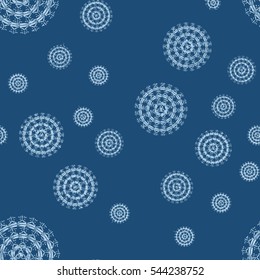 New background with creative abstract fractal pattern. Soft lines vintage pattern for backdrop. Decorative ornament backdrop for fabric, textile, wrapping paper, card, invitation, wallpaper design.