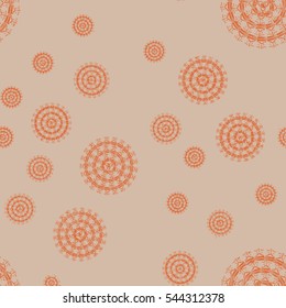 New background with creative abstract fractal pattern. Soft lines vintage pattern for backdrop. Decorative ornament backdrop for fabric, textile, wrapping paper, card, invitation, wallpaper design.