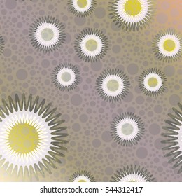 New background with creative abstract fractal pattern. Soft lines vintage pattern for backdrop. Decorative ornament backdrop for fabric, textile, wrapping paper, card, invitation, wallpaper design.