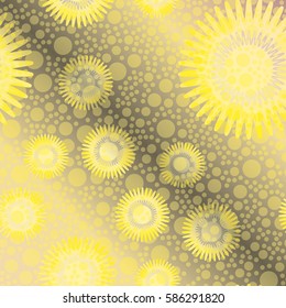 New background with creative abstract fractal pattern. Soft lines vintage pattern for backdrop. Decorative ornament backdrop for fabric, textile, wrapping paper, card, invitation, wallpaper design.