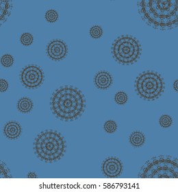 New background with creative abstract fractal pattern. Soft lines vintage pattern for backdrop. Decorative ornament backdrop for fabric, textile, wrapping paper, card, invitation, wallpaper design.