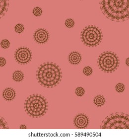New background with creative abstract fractal pattern. Soft lines vintage pattern for backdrop. Decorative ornament backdrop for fabric, textile, wrapping paper, card, invitation, wallpaper design.