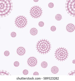 New background with creative abstract fractal pattern. Soft lines vintage pattern for backdrop. Decorative ornament backdrop for fabric, textile, wrapping paper, card, invitation, wallpaper design.