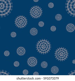 New background with creative abstract fractal pattern. Soft lines vintage pattern for backdrop. Decorative ornament backdrop for fabric, textile, wrapping paper, card, invitation, wallpaper design.