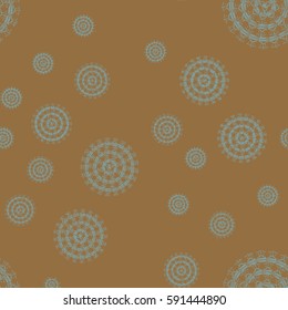New background with creative abstract fractal pattern. Soft lines vintage pattern for backdrop. Decorative ornament backdrop for fabric, textile, wrapping paper, card, invitation, wallpaper design.