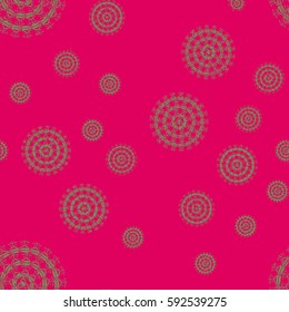 New background with creative abstract fractal pattern. Soft lines vintage pattern for backdrop. Decorative ornament backdrop for fabric, textile, wrapping paper, card, invitation, wallpaper design.