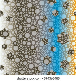 New background with creative abstract fractal pattern. Soft lines vintage pattern for backdrop. Decorative ornament backdrop for fabric, textile, wrapping paper, card, invitation, wallpaper design.