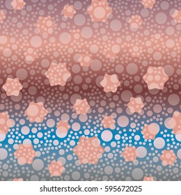 New background with creative abstract fractal pattern. Soft lines vintage pattern for backdrop. Decorative ornament backdrop for fabric, textile, wrapping paper, card, invitation, wallpaper design.