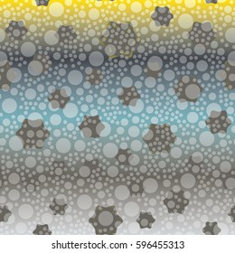 New background with creative abstract fractal pattern. Soft lines vintage pattern for backdrop. Decorative ornament backdrop for fabric, textile, wrapping paper, card, invitation, wallpaper design.