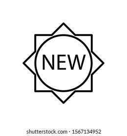 new badge icon design vector template