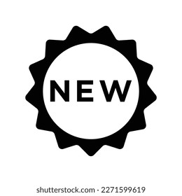 New badge icon vector design template