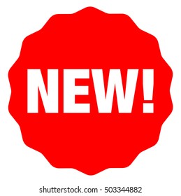 NEW! BADGE RED
