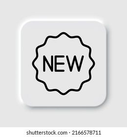 Nuevo vector de icono sencillo de placa. Diseño plano. Diseño de neutralismo.ai