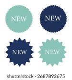 New badge vector icon .Set of new arrival tag icon set.  Sale price stickers and labels, star, sunburst, callout and splash, stamp.  
