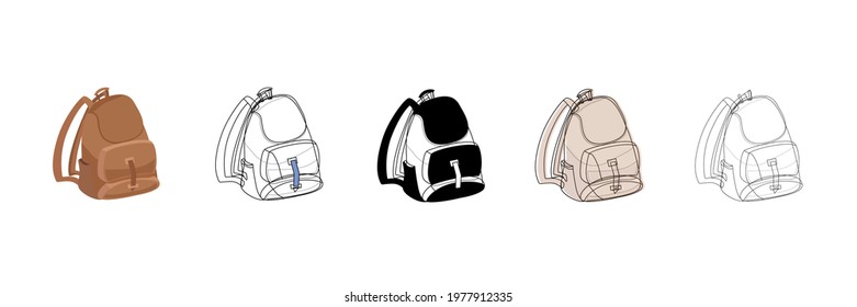 new bag vector type icon