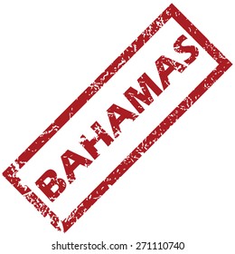 New Bahamas grunge rubber stamp on a white background. Vector illustration