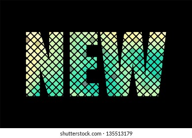 New banner design template red on black background, vector