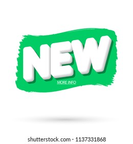 New banner design template, vector illustration