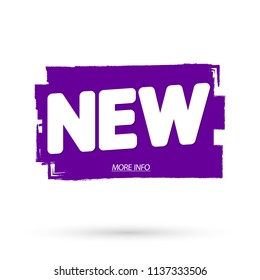 New banner design template, vector illustration