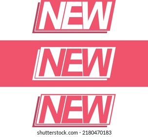 New Banner Logo Text Rectangle