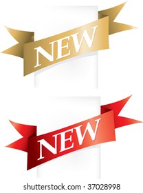 NEW banner ribbon flashes