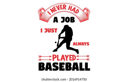 Neue Design-Vorlage für Baseball-T-Shirts