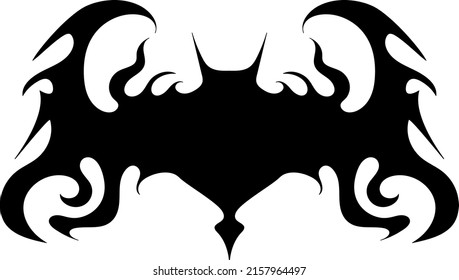 New bat icon. batman logo vector isolated on white background