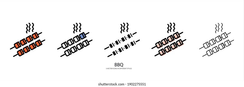 new bbq vector type icon