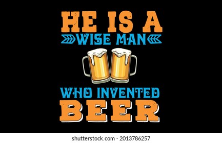 New Beer T-shirt Design Template
