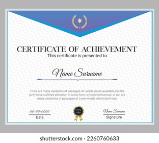 New Best Business certificate template design