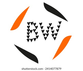 NEW BEST bw creative initial latter logo.bw abstract.bw latter vector Design.bw Monogram logo design .company logo