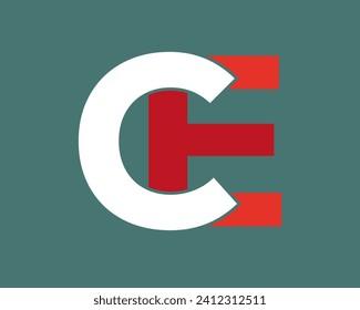 NEW BEST CE creative initial latter logo.CE abstract.CE latter vector Design.CE Monogram logo design .