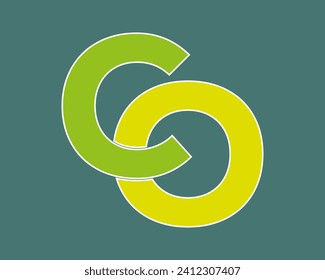 NEW BEST CO creative initial latter logo.CO abstract.CO latter vector Design.CO Monogram logo design .