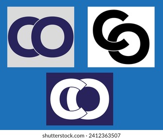 
NEW BEST CO creative initial latter logo.CO abstract.CO latter vector Design.CO Monogram logo design .