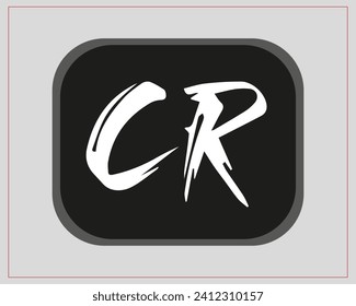 NEW BEST CR creative initial latter logo.CR abstract.CR latter vector Design.CR Monogram logo design .