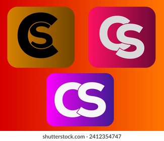 NEW BEST CS creative initial latter logo.CS abstract.CS latter vector Design.CS Monogram logo design .