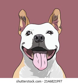 New Best Dog Illustration Design