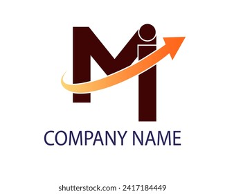 NEW BEST MI creative initial latter logo.MI abstract.MI latter vector Design.MI Monogram logo design .company logo