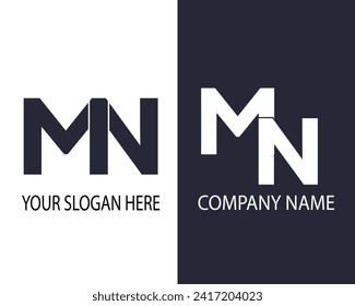 NEW BEST MN creative initial latter logo.MN abstract.MN latter vector Design.MN Monogram logo design .company logo