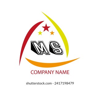 NEW BEST MS Creative Initial-letztes Logo.MS abstract.MS Letztere Vektorgrafik Design.MS Monogram Logo-Design.Firmenlogo