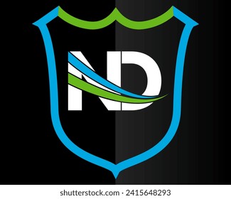 NEW BEST ND creative initial latter logo.ND abstract.ND latter vector Design.ND Monogram logo design .company logo