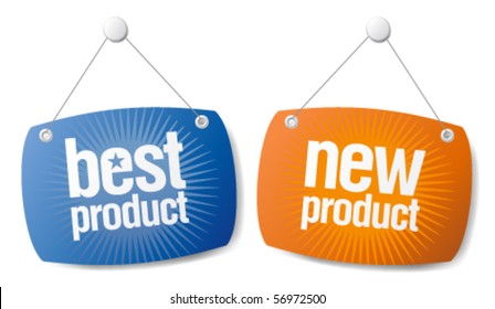 New Best Product Signs Set