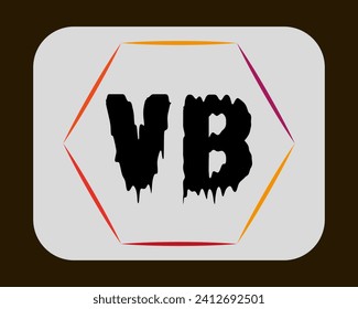 NEW BEST VB creative initial latter logo.VB abstract.VB latter vector Design.VB Monogram logo design .
