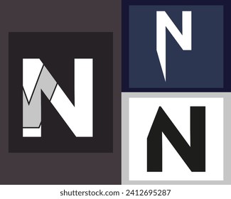 NUEVO BEST VN creativo inicial último logo.VN abstract.VN último vector diseño.VN diseño de logotipo de monograma.